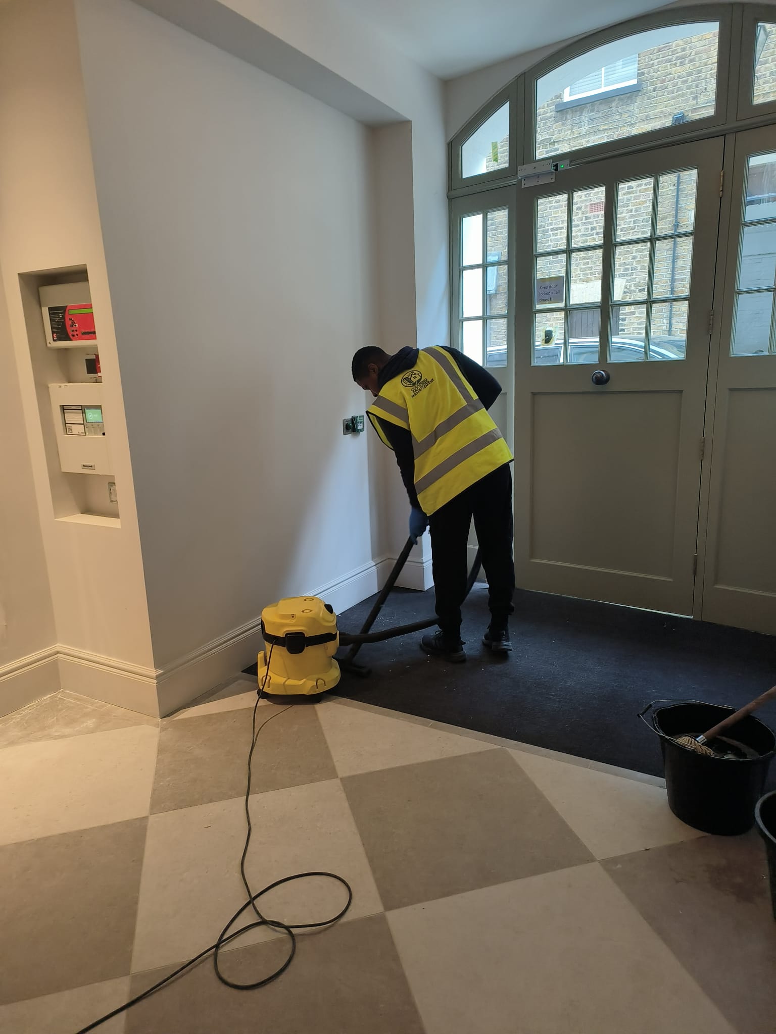 End of build clean - interior
